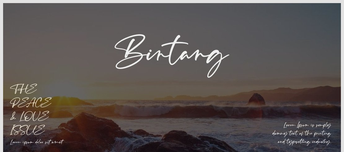 Bintang Font