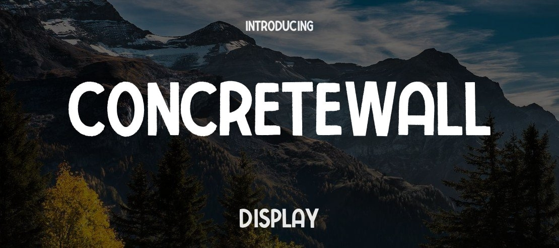 ConcreteWall Font