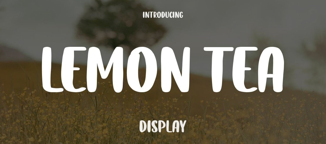 Lemon Tea Font