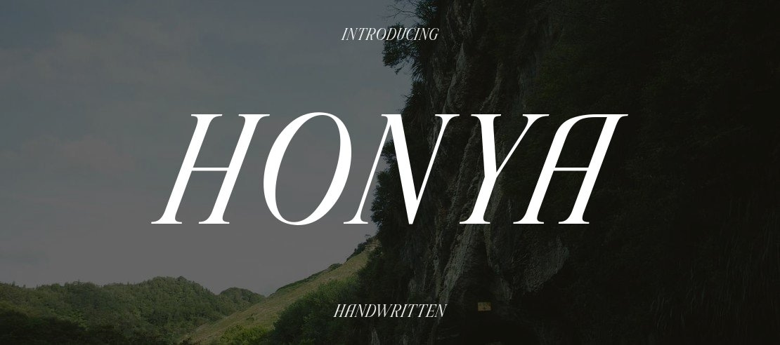 Honya Font