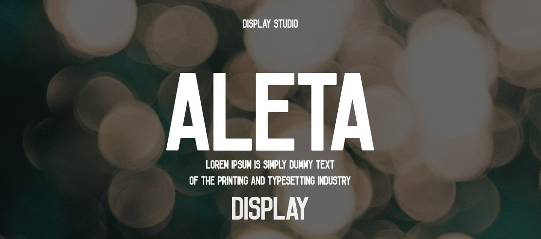 ALETA Font