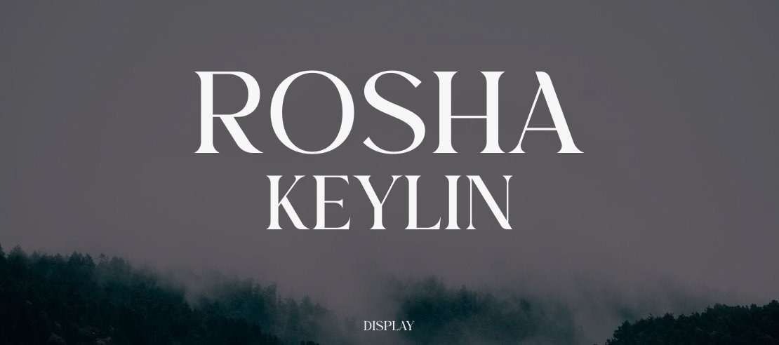 Rosha Keylin Font