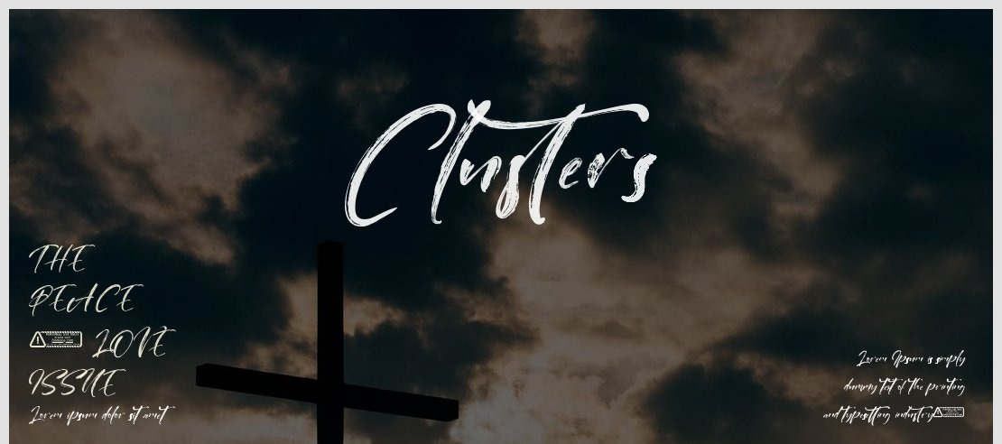 Clusters Font