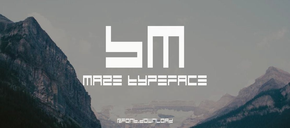 BM Maze Font