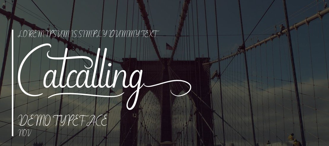 Catcalling Demo Font