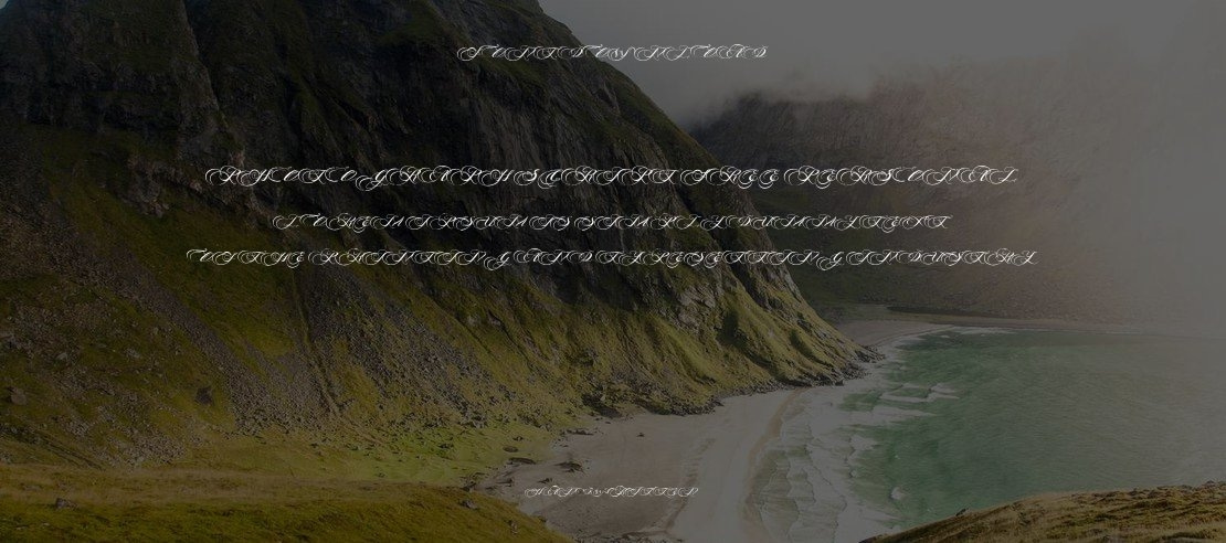 Photograph Script Free Personal Font