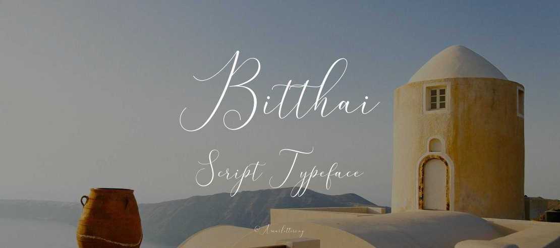 Bitthai Script Font