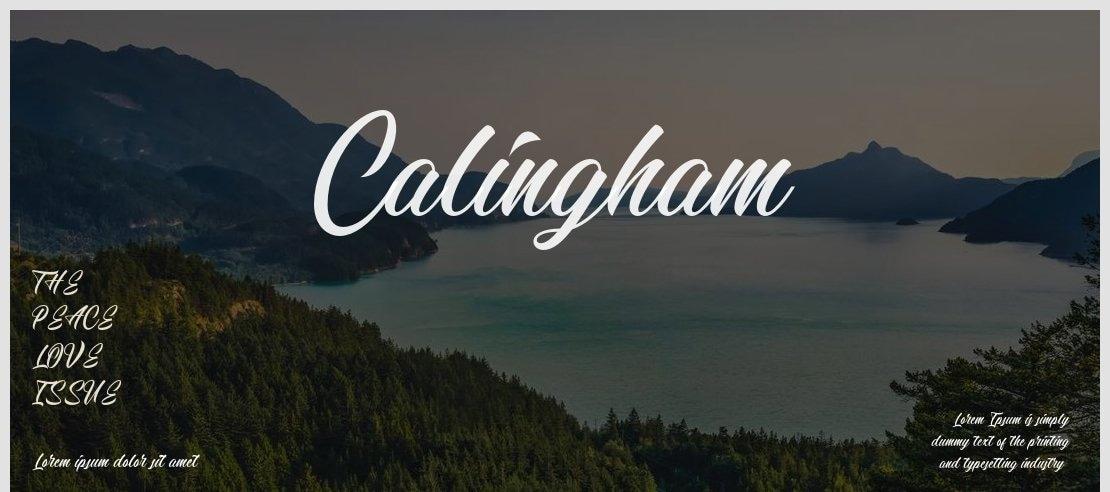 Calingham Font