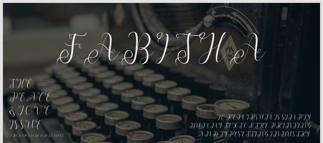 fabitha Font