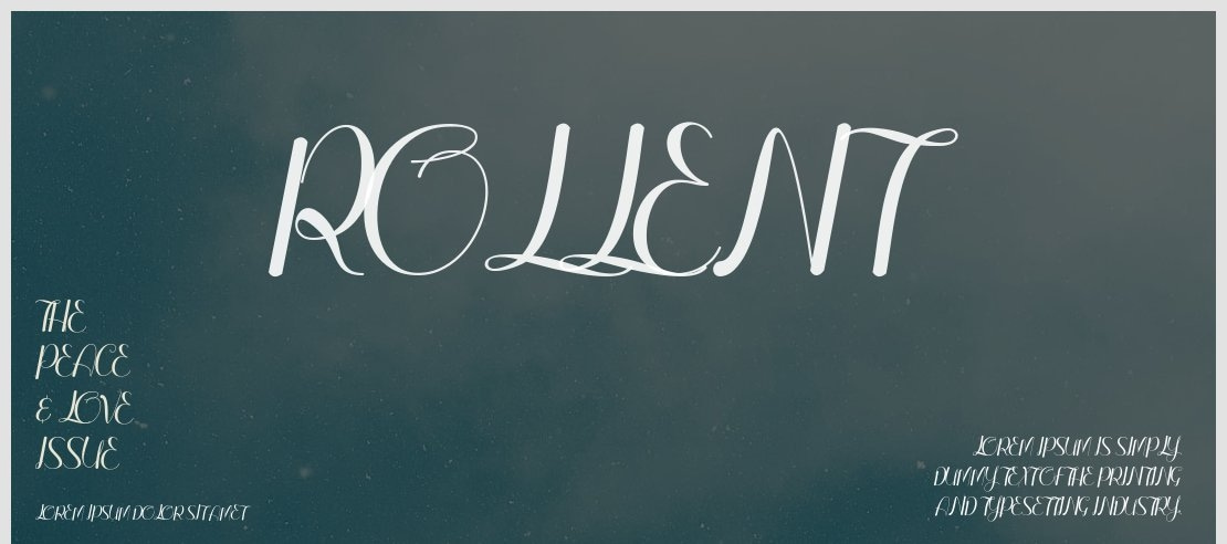 Rollent Font