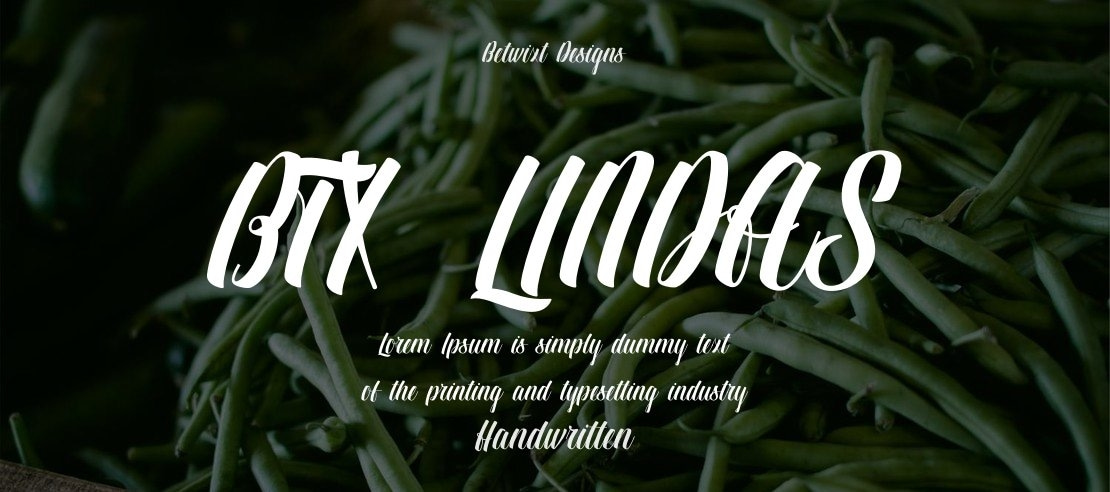 BTX-LINDAS Font