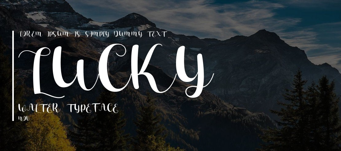 Lucky Walter Font