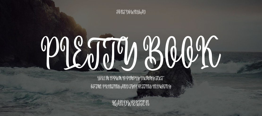 Pletty Book Font