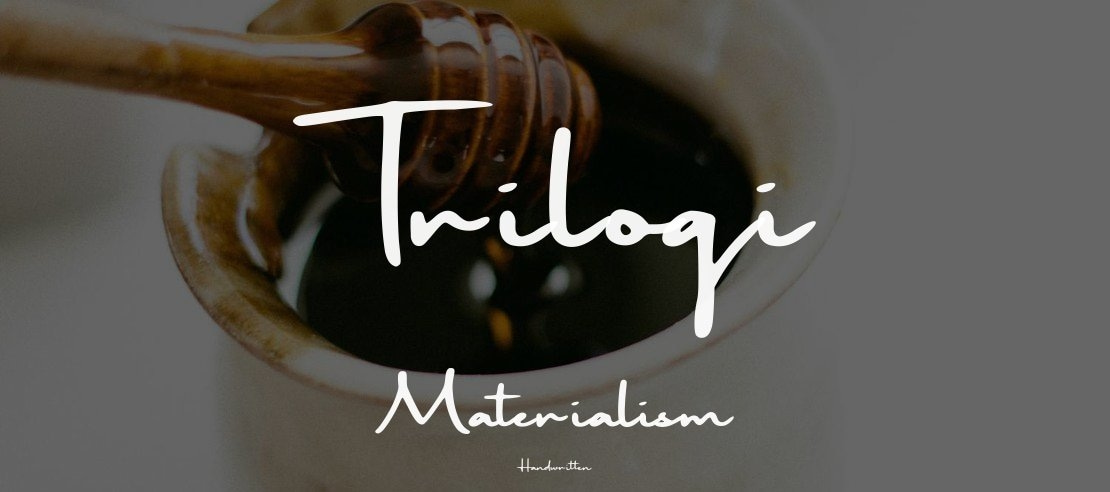 Trilogi Materialism Font