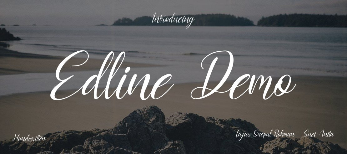 Edline Demo Font