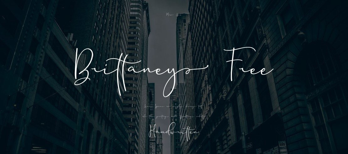 Brittaney Free Font