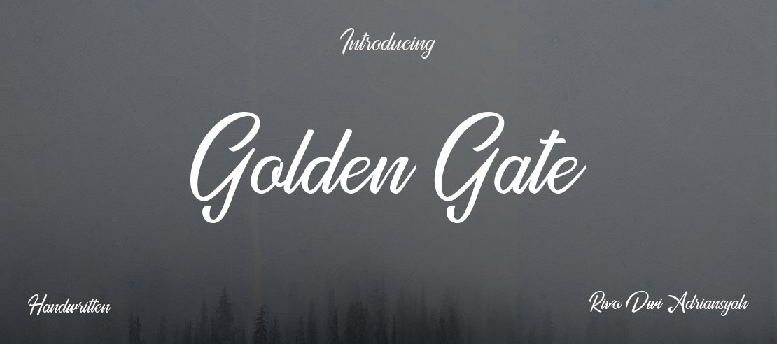 Golden Gate Font