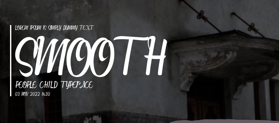 Smooth People CHILD Font