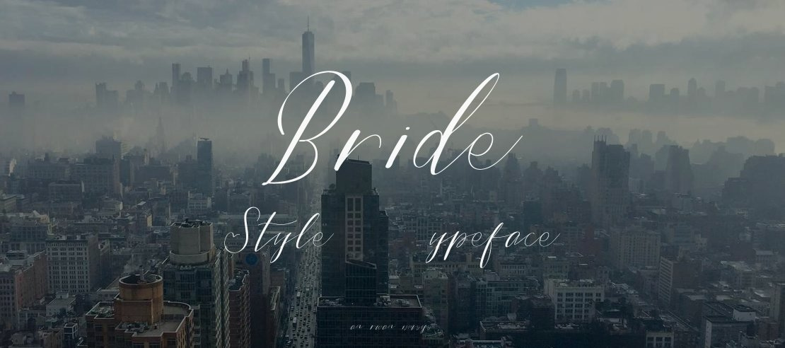 Bride Style DEMO Font