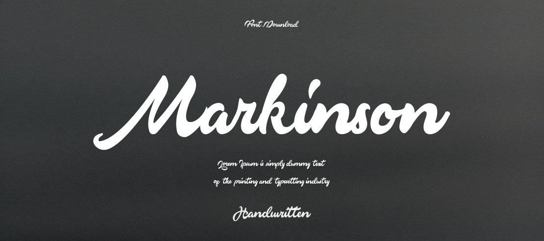 Markinson Font