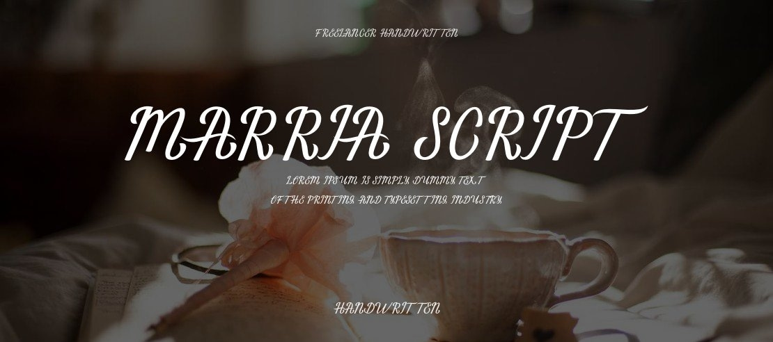 Marria Script Font