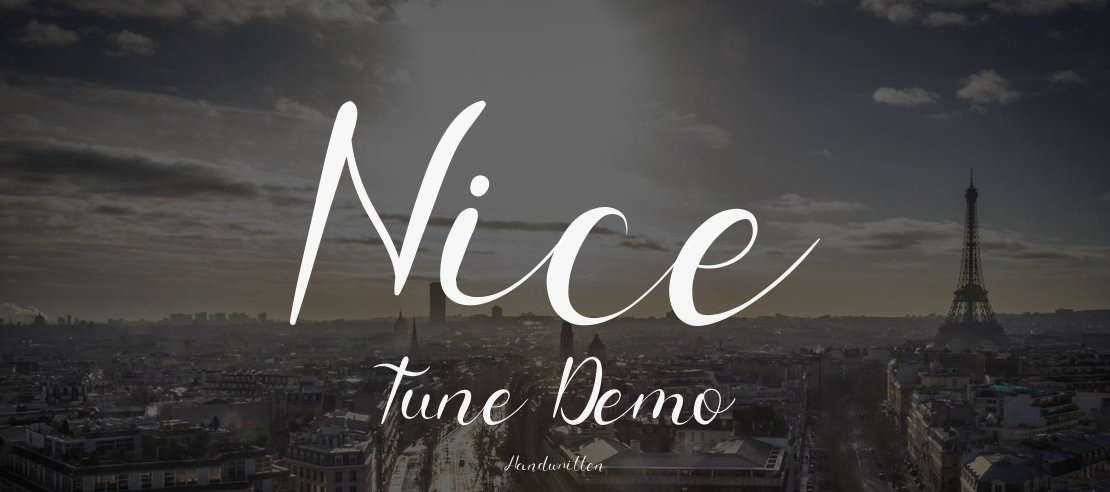 Nice Tune Demo Font