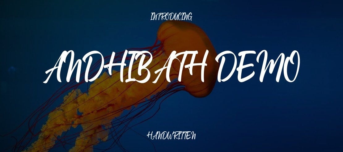 Andhibath Demo Font