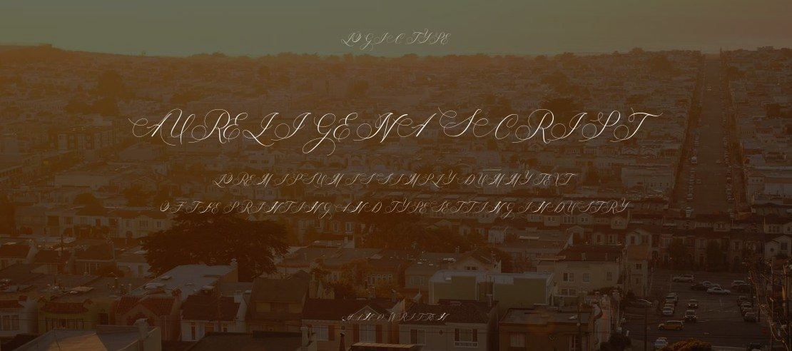 Aureligena Script Font