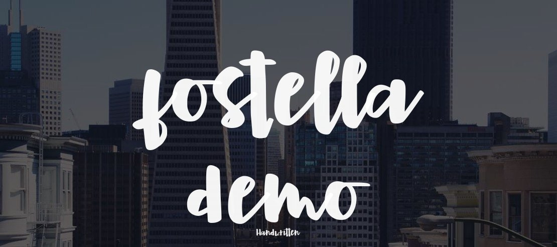 fostella demo Font
