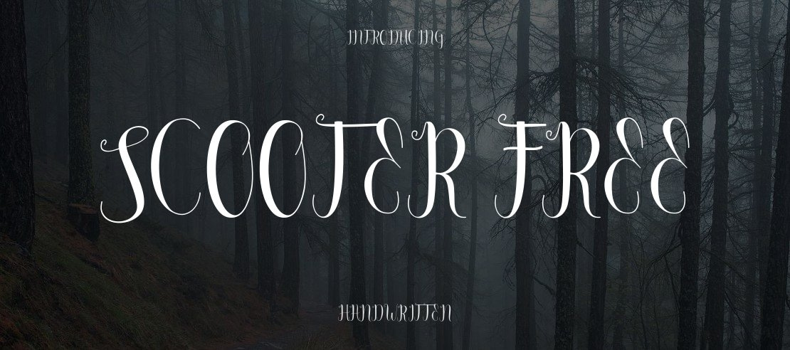 Scooter Free Font