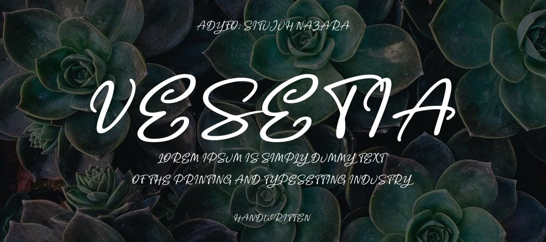 Vesetia Font