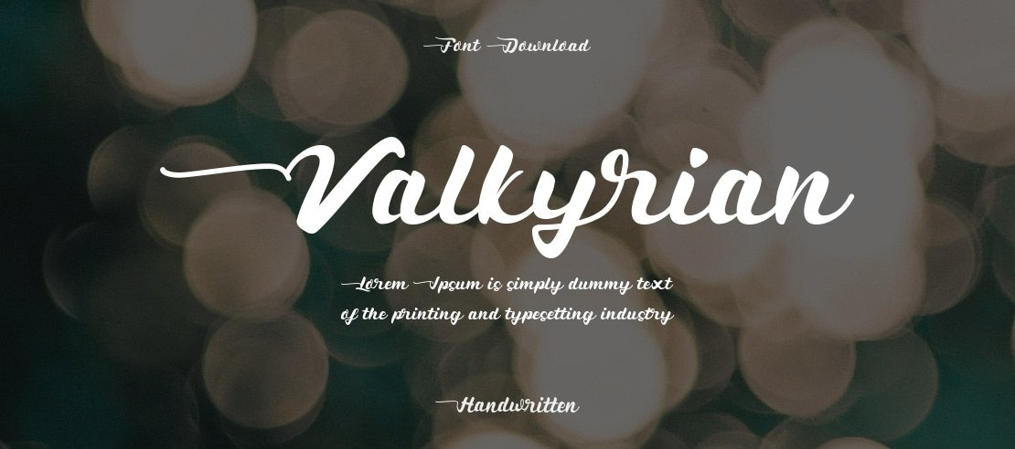 Valkyrian Font