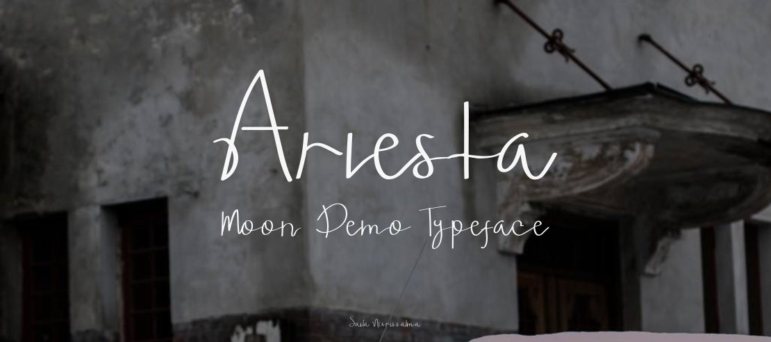 Ariesta Moon Demo Font