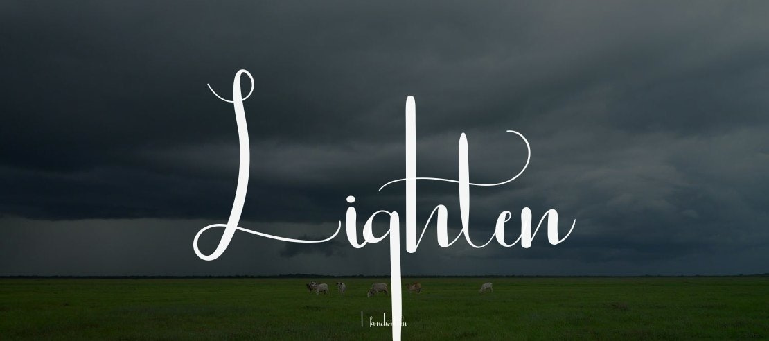 Lighten Up Demo Font