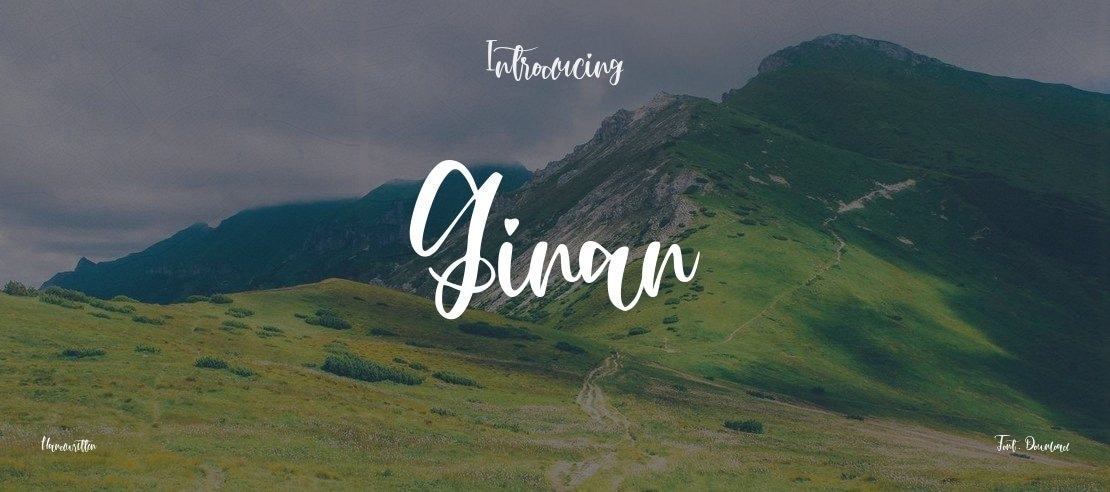 Ginan Font