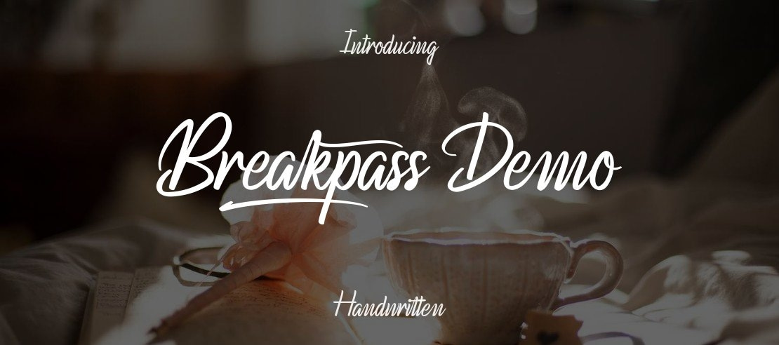 Breakpass Demo Font