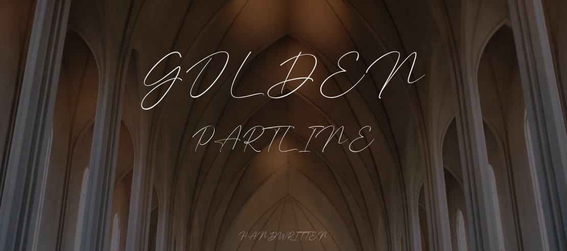 Golden Partline Font