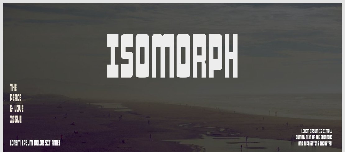 Isomorph Font Family