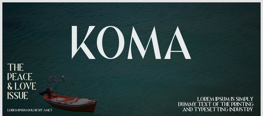 Koma Font