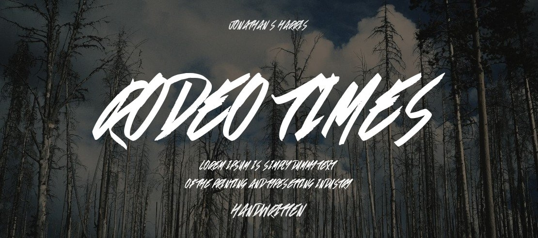 Rodeo Times Font