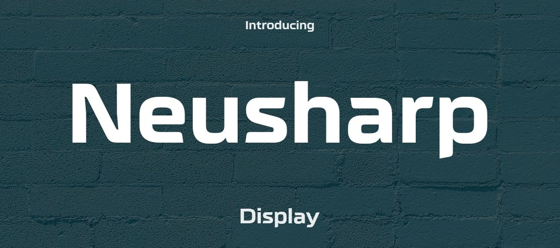 Neusharp Font