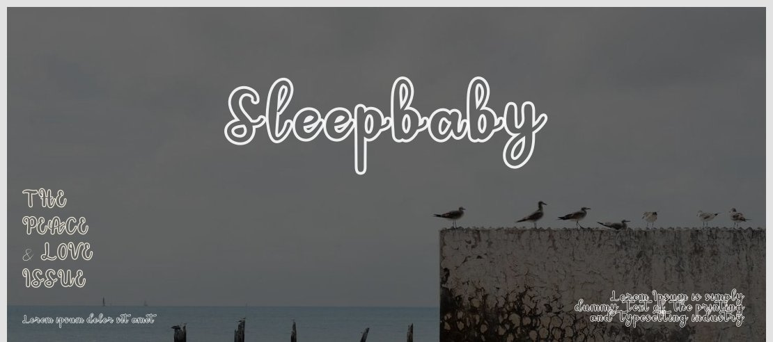 Sleepbaby Font