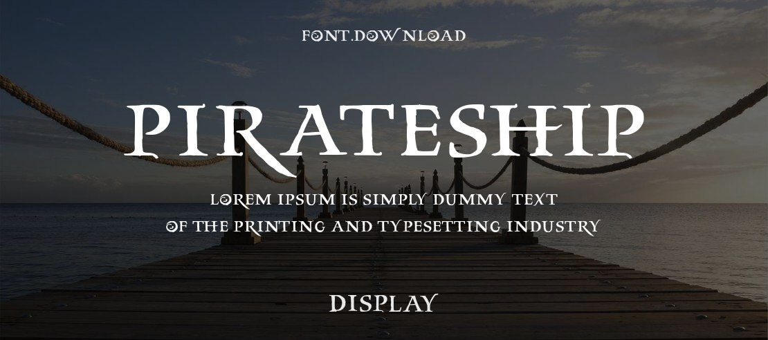 pirateship Font