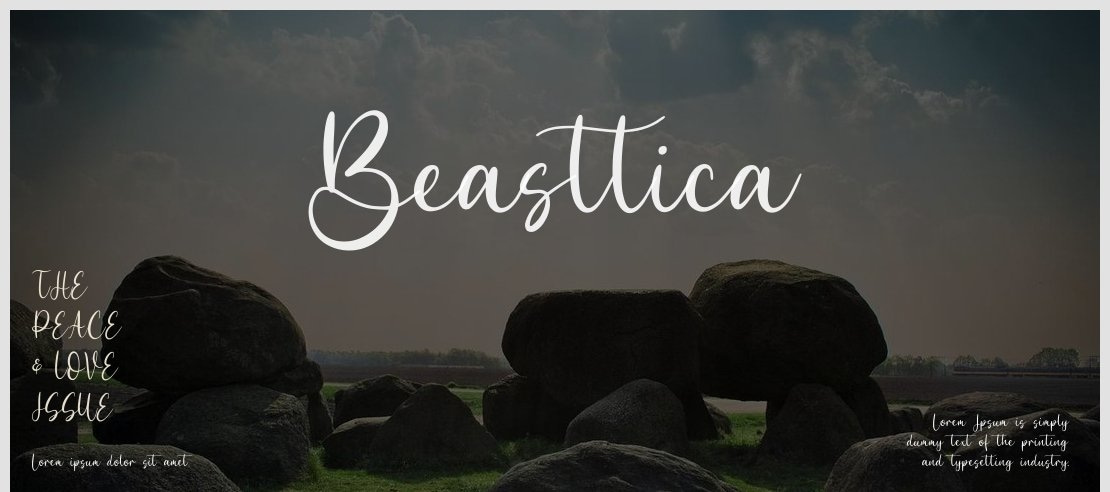 Beasttica Font