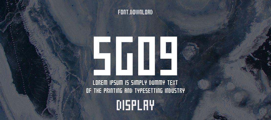 SG09 Font