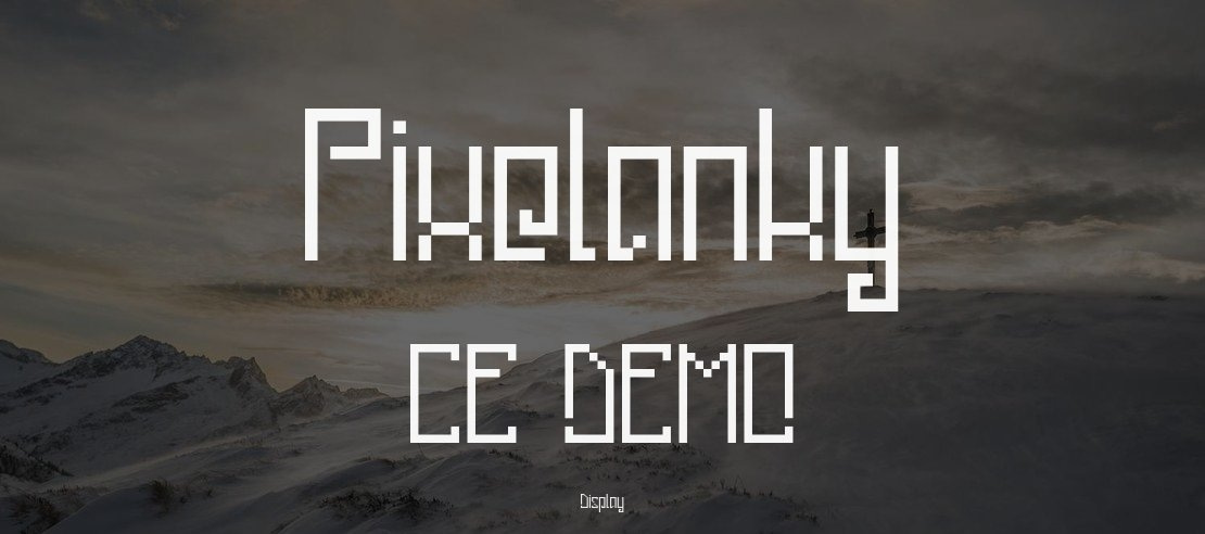 Pixelanky CE DEMO Font