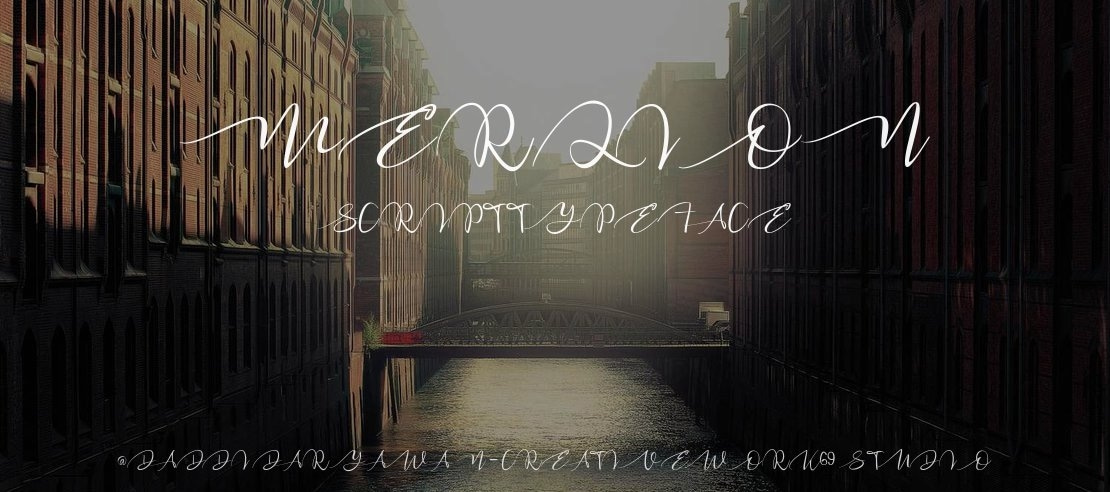 Merlion Script Font