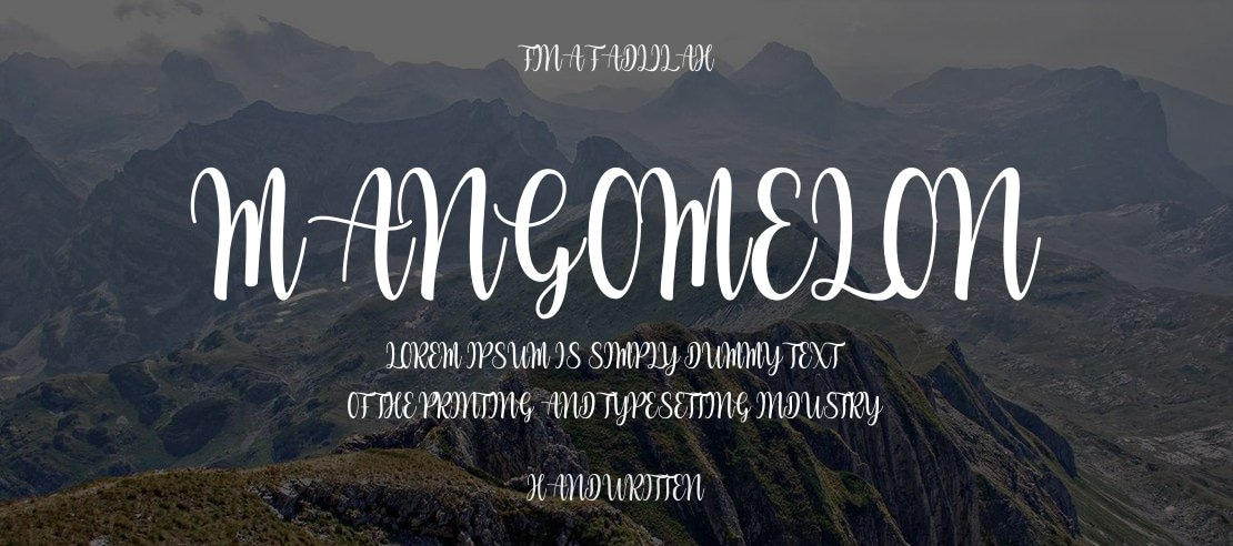 Mangomelon Font Family