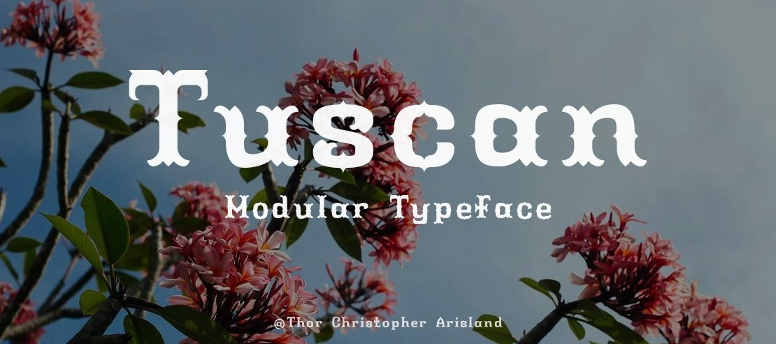 Tuscan Modular Font