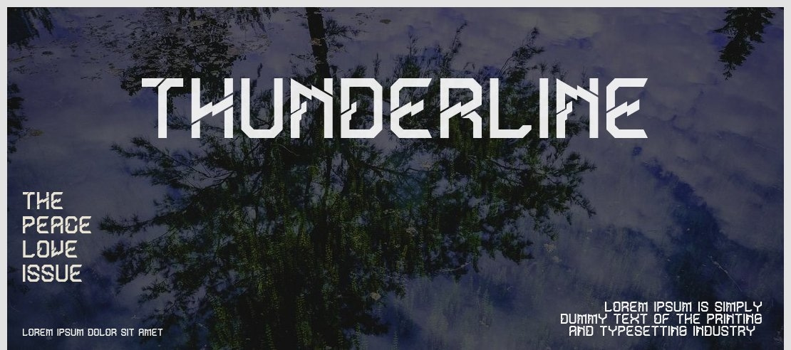 Thunderline Font